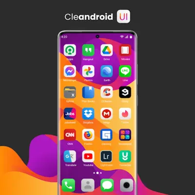 Cleandroid UI - Icon Pack android App screenshot 1